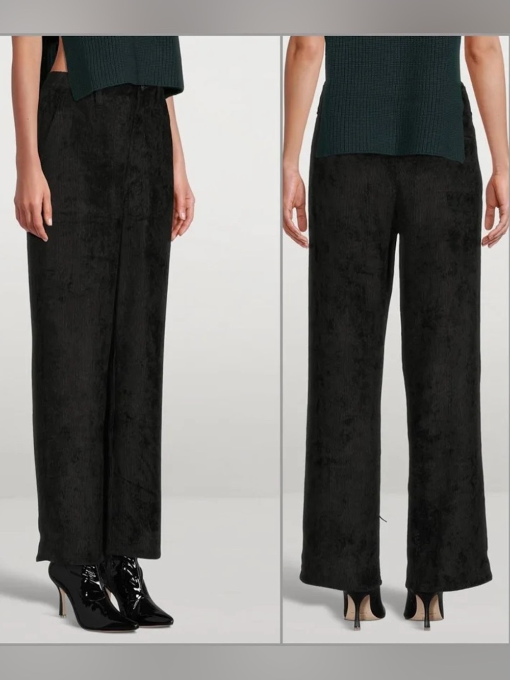 Rag & Bone Ellie Corduroy Pants in Black Size 24